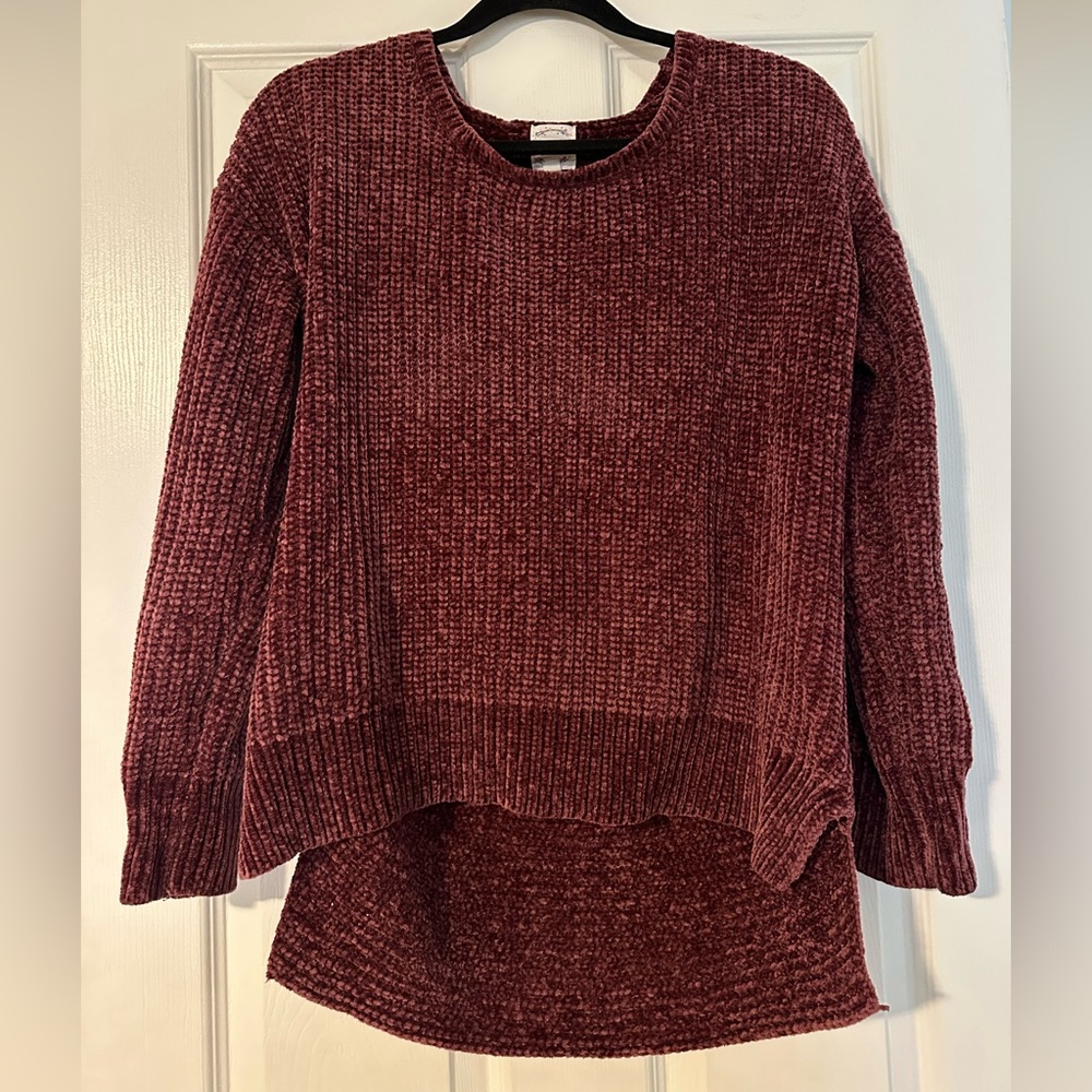 Knit High-Low Sweater